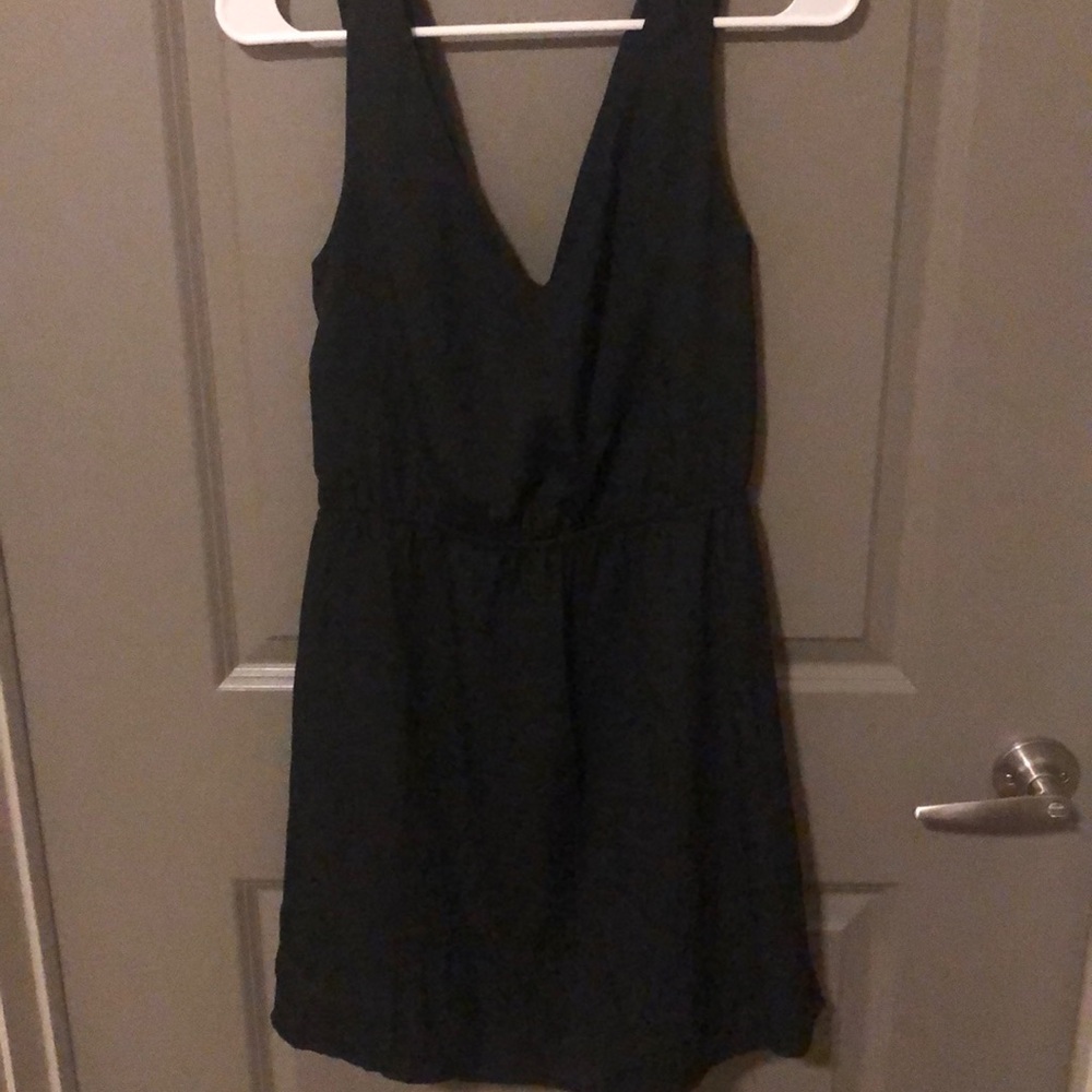 Black surplice dress from Tobi